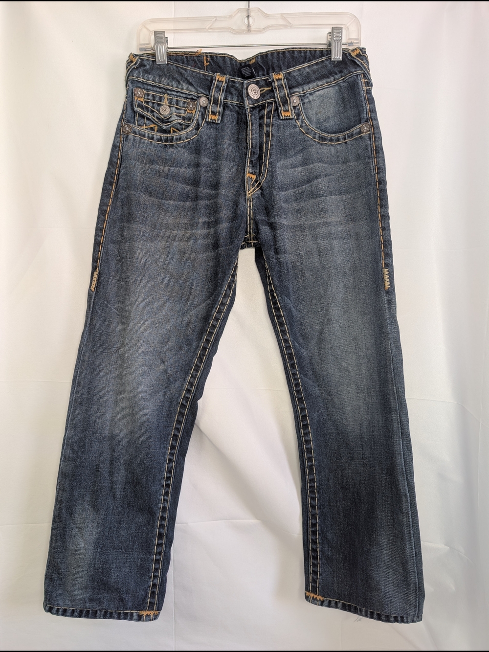 True Religion Ricky Super T Jeans Men’s 30x25 (Custom Shortened / Cropped)